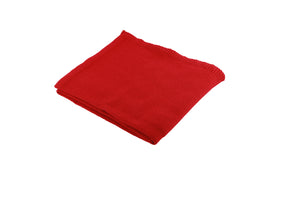 cadeau naissance bébé couverture coton  rouge