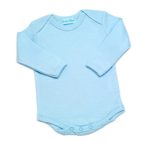 coffret cadeau naissance bébé body  manches courtes bleu clair