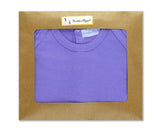 coffret cadeau naissance bébé body  manches longues violet