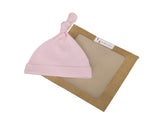 coffret cadeau naissance bébé bonnet rose