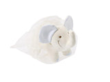 cadeau naissance bébé peluche bio éléphant coton organique bleu