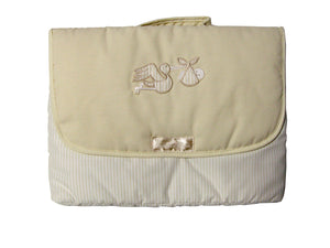 Grande pochette pour vêtements Cigogne Beige