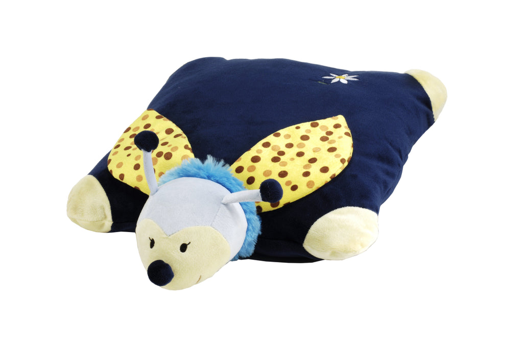 coussin Beebee l'abeille bleue  