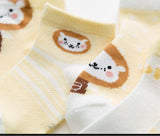 CHAUSSETTES BEBE JAUNES ASSORTIES CADEAU NAISSANCE