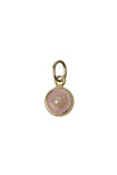 cadeau naissance coffret bijou bébé ou maman boucles d'oreilles pendentif perle rond rose doudou lapin
