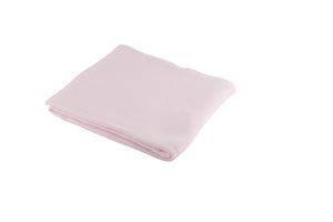cadeau naissance bébé couverture coton rose