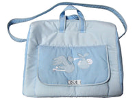 Sac à langer Cigogne Bleu garni