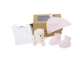 coffret cadeau doudou bio rose