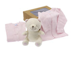 coffret ourson bio rose
