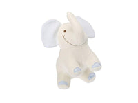 peluche éléphant coton organique bleu