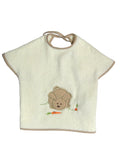 grand bavoir lapinou beige