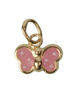 coffret bijou bébé ou maman pendentif PAPILLON  or  doudou lapin 