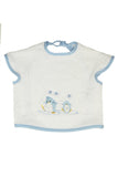 grand bavoir  pingouin bleu