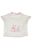 grand bavoir  pingouin rose