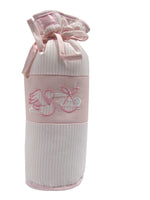 Porte-Biberon Cigogne Rose
